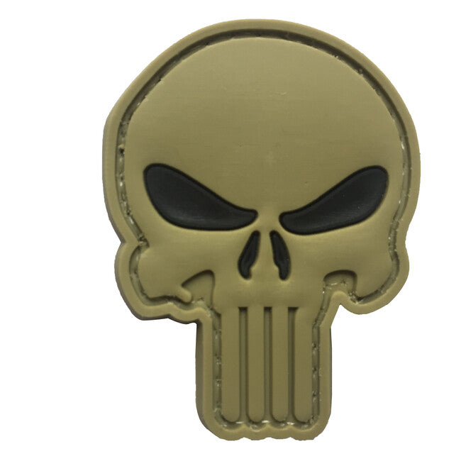 WARAGOD Punisher 3D Patch Black Eyes 5x4cm