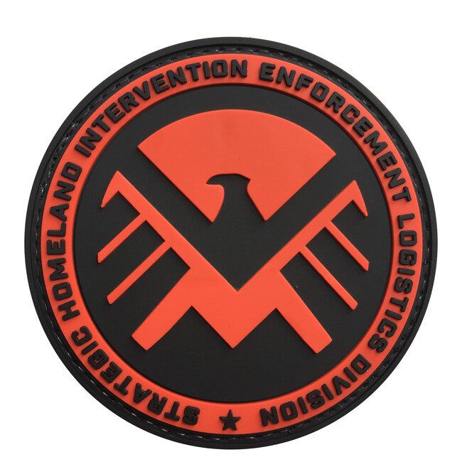 WARAGOD 3D Strategic Homeland Intervention Enforcement Logistics Division Patch, 8cm
