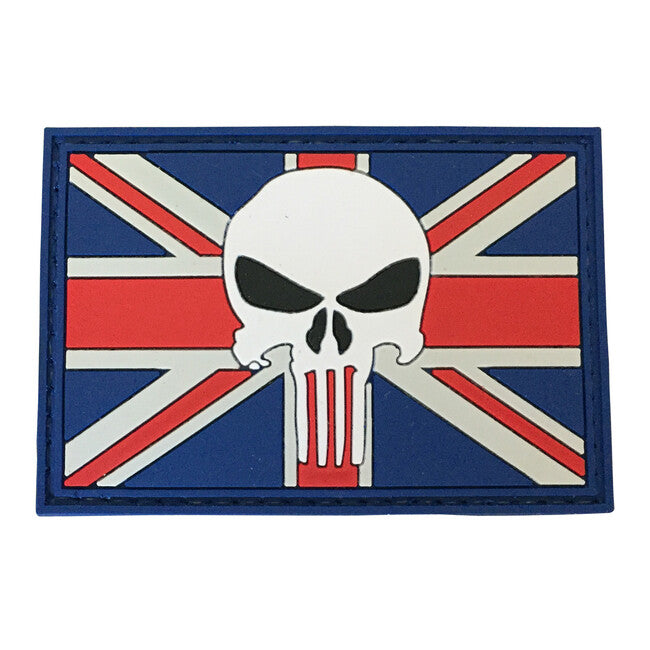WARAGOD 3D UK Punisher Patch 7.5x5cm