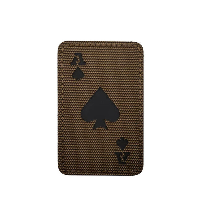 WARAGOD Poker Cards Ace of Spades Patch, Coyote