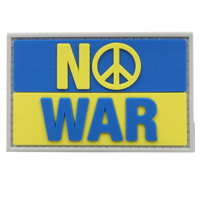 WARAGOD No War PVC Patch
