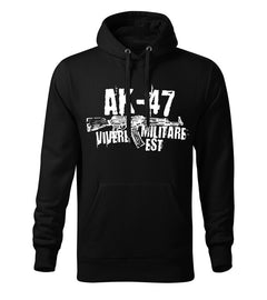 DRAGOWA moški pulover s kapuco Seneca AK-47 320 g/m², črna