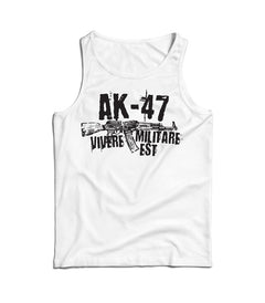 DRAGOWA men's tank top Seneca AK-47 160 g/m², white
