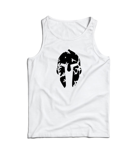 DRAGOWA Spartan Army Men's Tank Top, Black
