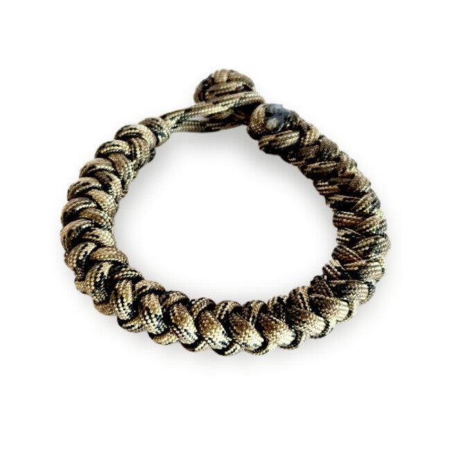 WARAGOD Paracord Bracelet with Adjustable Closure Ectar, Camo Coyote