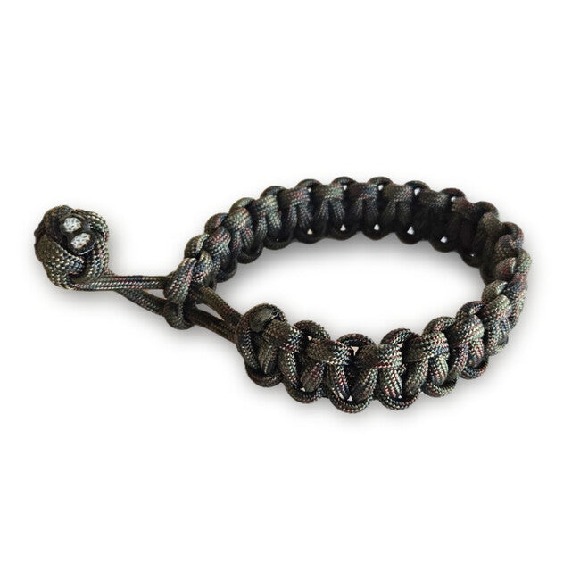 WARAGOD Paracord Bracelet with Adjustable Fastening Ilmë, Camo Green