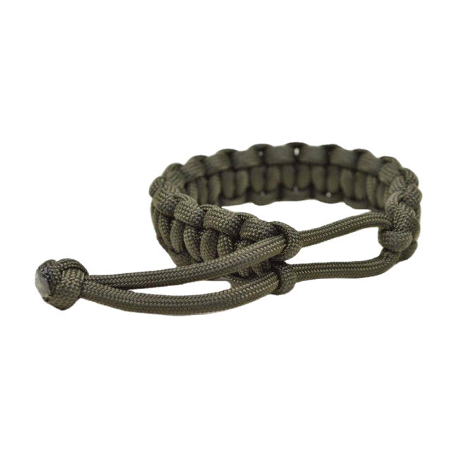 WARAGOD Paracord Bracelet with Adjustable Fastening Ilmë, Green