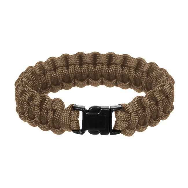 WARAGOD Paracord Bracelet with Plastic Clip Corna, Coyote