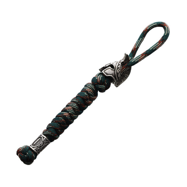 WARAGOD Paracord Spartan Keychain, Camo
