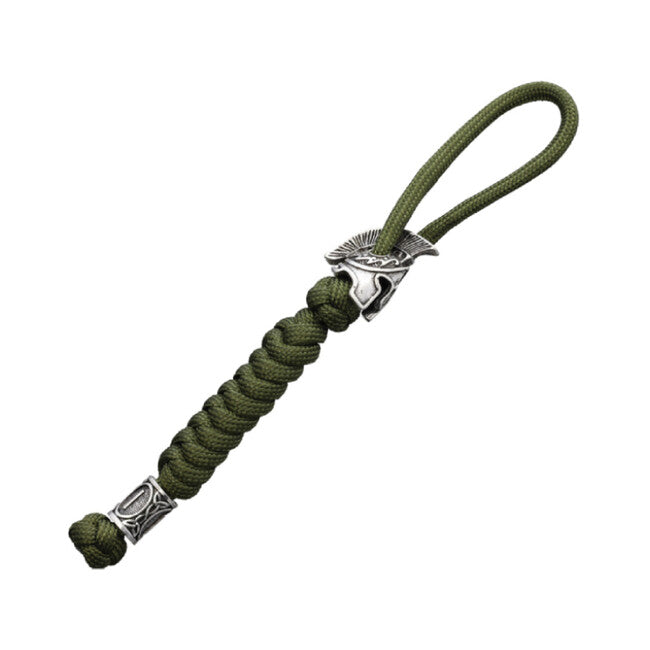 WARAGOD Paracord Spartan Keychain Nénar, Green