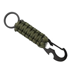 WARAGOD Paracord Survival Multifunctional Keychain 4 in 1 Sanya, Green