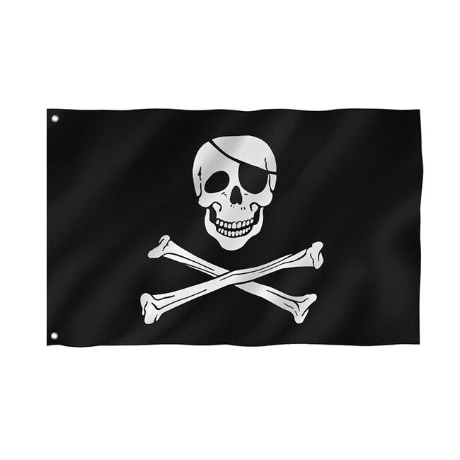 WARAGOD Jolly Roger Pirate Flag 150x90 cm
