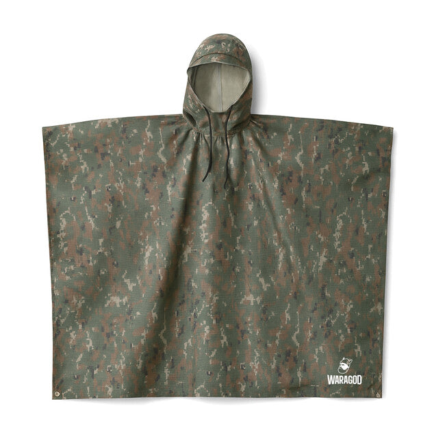 WARAGOD Lag Poncho, Digital Woodland