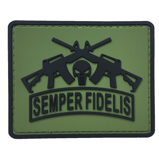WARAGOD Semper Fidelis PVC Patch, Green