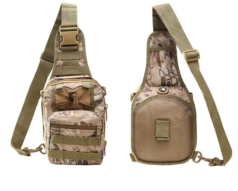 WARAGOD Soldat Assault S Crossbody Bag, Snake Khaki
