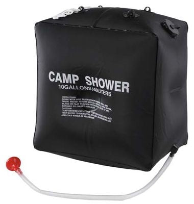 WARAGOD Solen Solar Shower 40L, Black