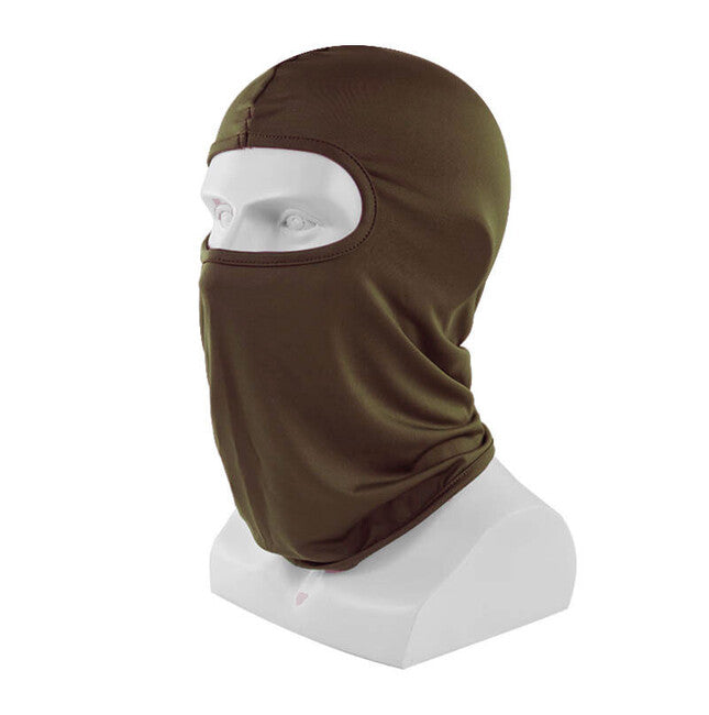 WARAGOD Solvig Balaclava with 1 Hole, Green