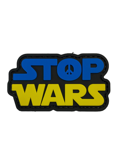 WARAGOD Stop War PVC Patch