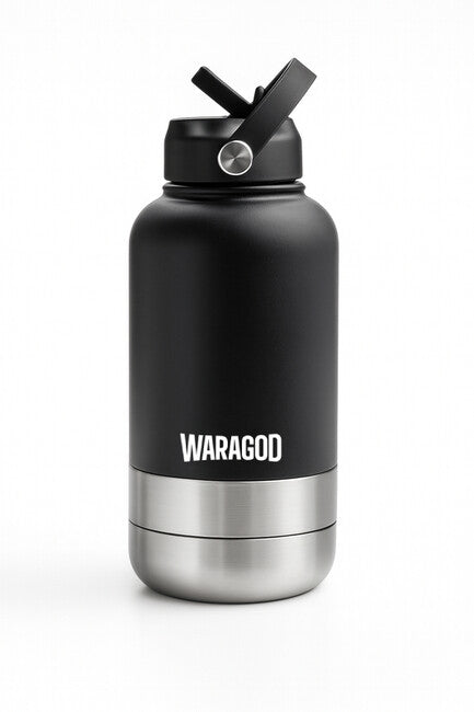 WARAGOD Aura 3in1 Thermos 1000ml, Black
