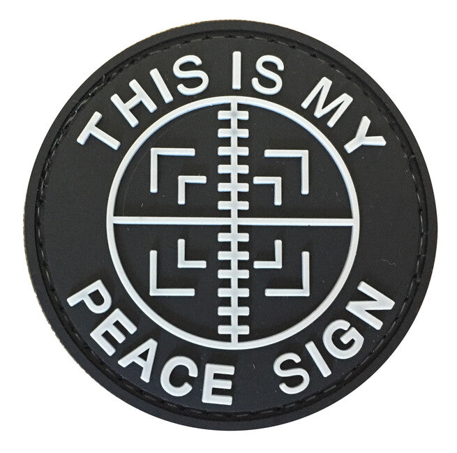 WARAGOD This is my Peace sign PVC Patch