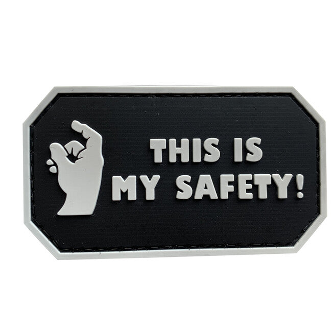 WARAGOD This is my Safety PVC Patch, Black