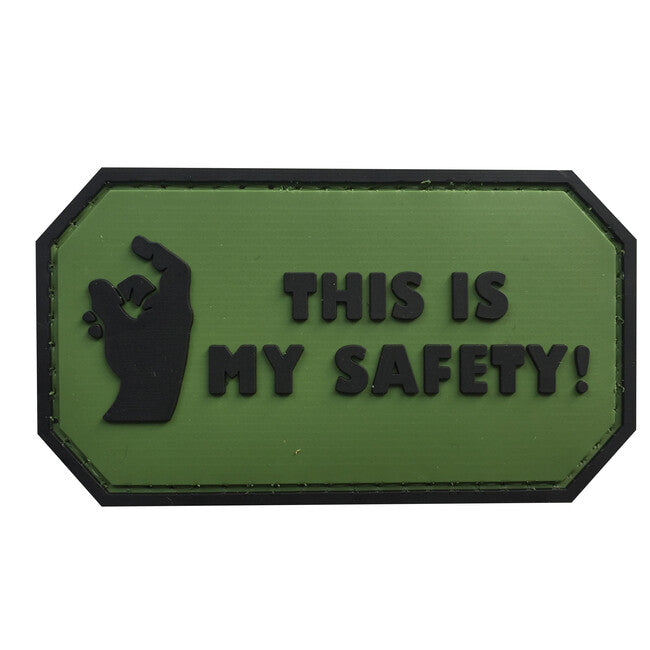 WARAGOD This is my Safety PVC Patch, Green