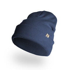 WARAGOD Thorborg Knit Beanie, Navy Blue