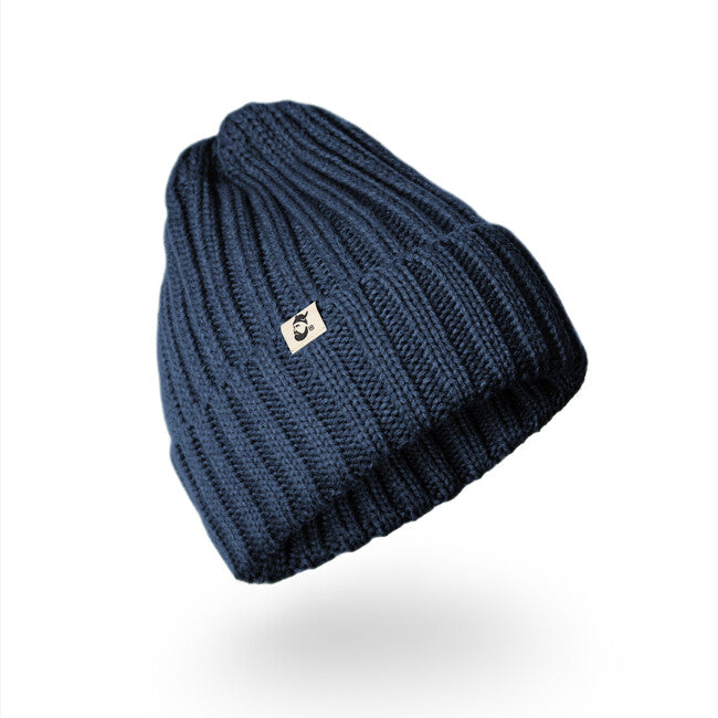 WARAGOD Vallborg Knit Beanie, Navy Blue