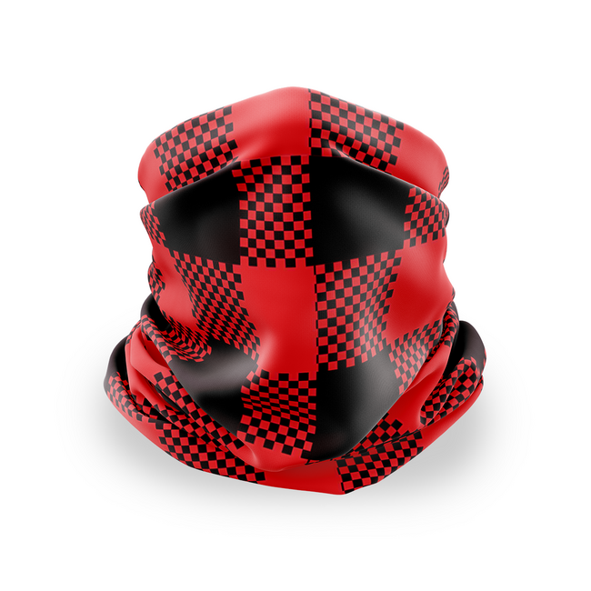 WARAGOD Värme Multifunctional Scarf, Redcheck