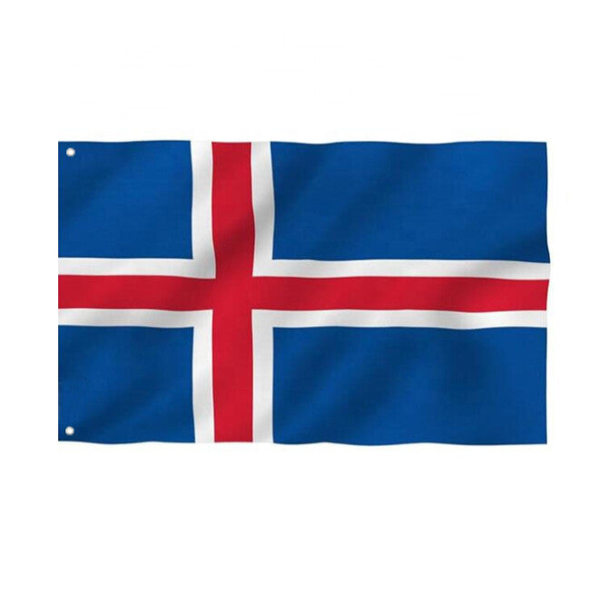 WARAGOD Iceland Flag 150x90 cm