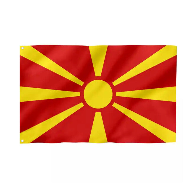 WARAGOD North Macedonia Flag 150x90 cm