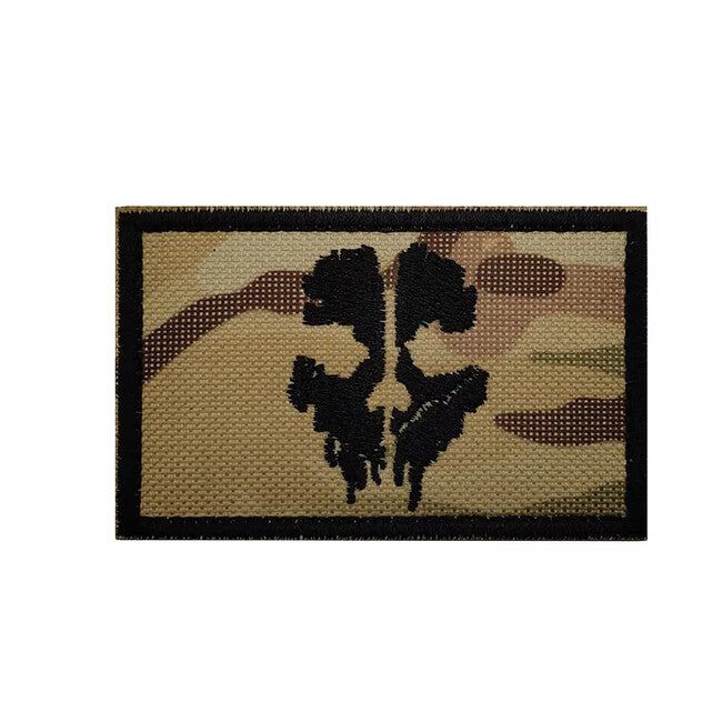 WARAGOD Embroidered Patch Call of Duty Ghost Mask, Multicam