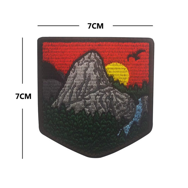 WARAGOD Happy Camper Embroidered Patch 10