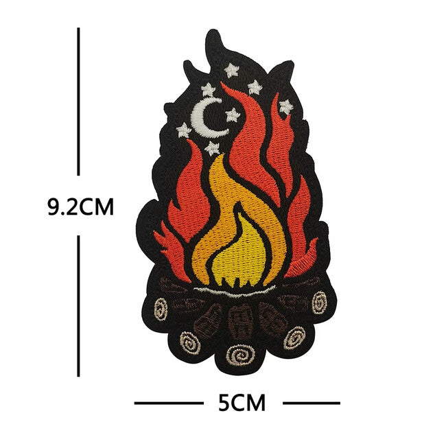 WARAGOD Happy Camper Embroidered Patch 12