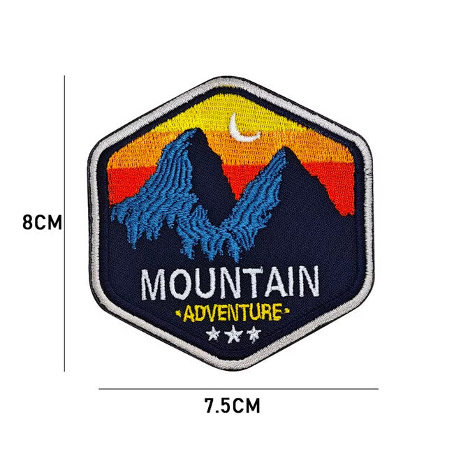 WARAGOD Mountain Camping 01 Embroidered Patch