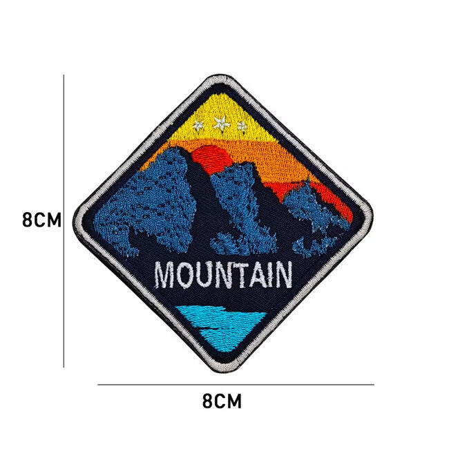 WARAGOD Mountain Camping 02 Embroidered Patch