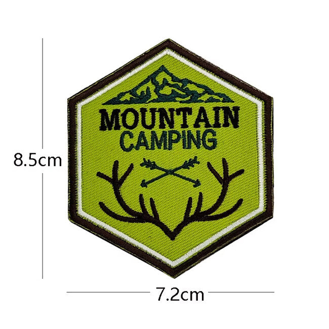 WARAGOD Mountain Camping 04 Embroidered Patch