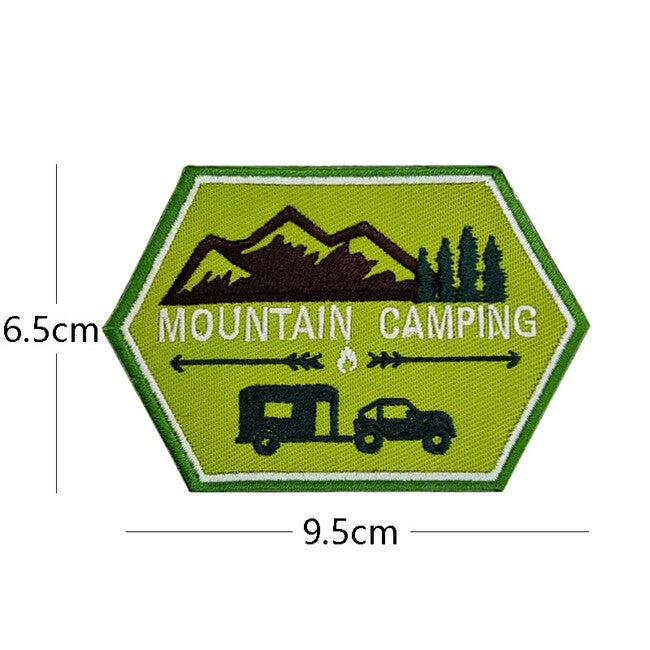 WARAGOD Mountain Camping 07 Embroidered Patch