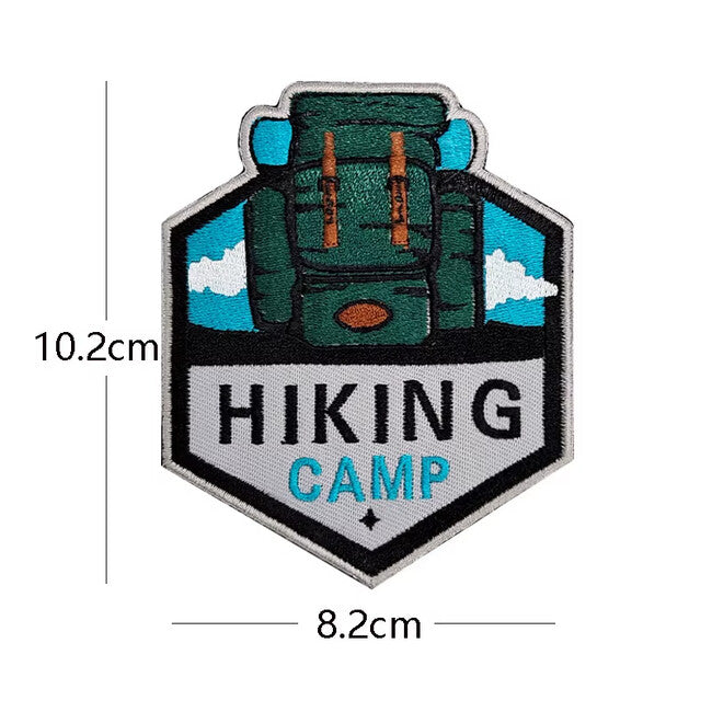 WARAGOD Mountain Camping Embroidered Patch 10