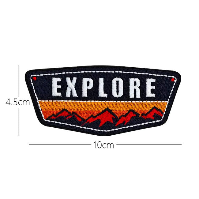 WARAGOD Embroidered Patch Mountain Camping 13