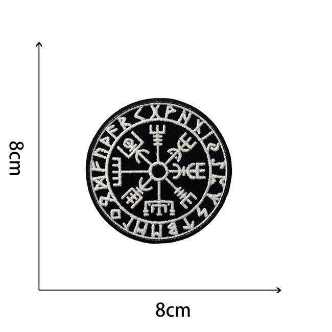 WARAGOD Nordic Viking Embroidered Patch, Runavin