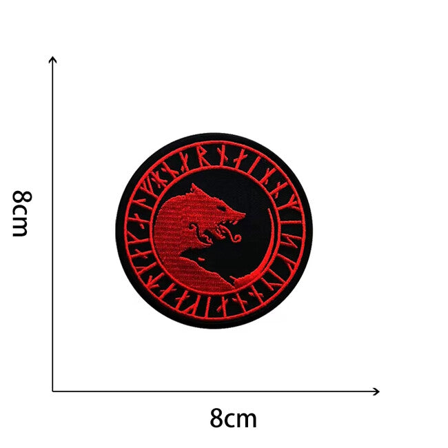 WARAGOD Embroidered Patch Northern Europe Viking 01