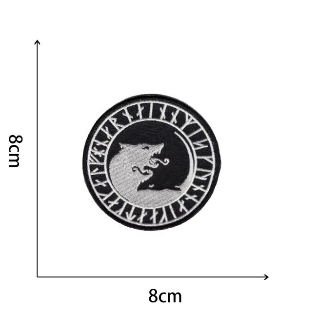 WARAGOD Embroidered Patch Northern Europe Viking 02