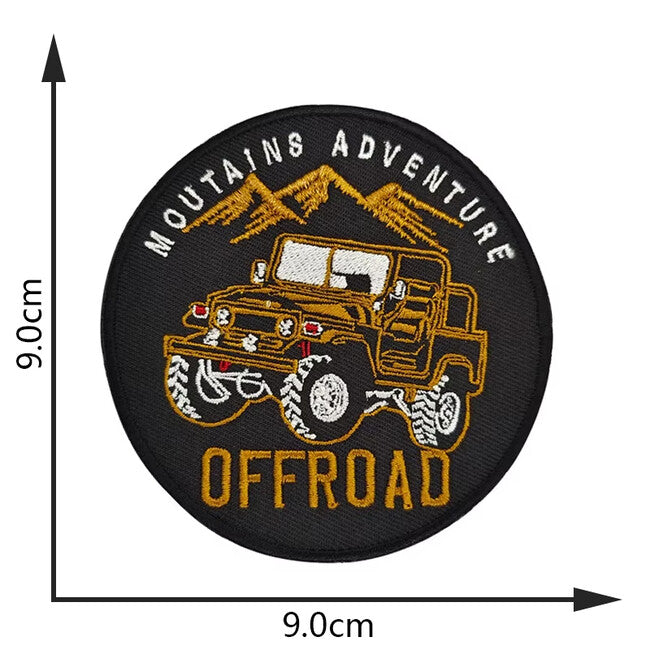 WARAGOD Off Road Mountain Adventure Embroidered Patch