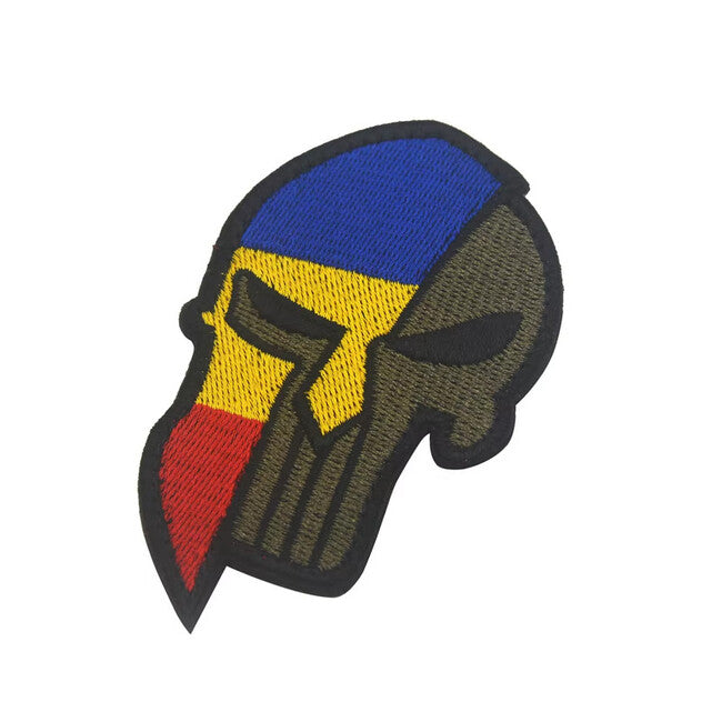 WARAGOD Punisher Embroidered Patch, Romania