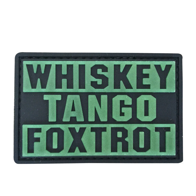 WARAGOD Whiskey Tango PVC Patch, Glow