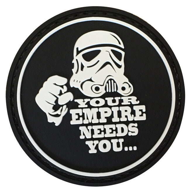 WARAGOD Your Empire Needs You PVC Patch, Black