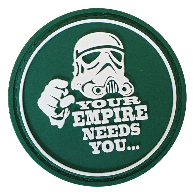 WARAGOD Your Empire Needs You PVC Patch, Green