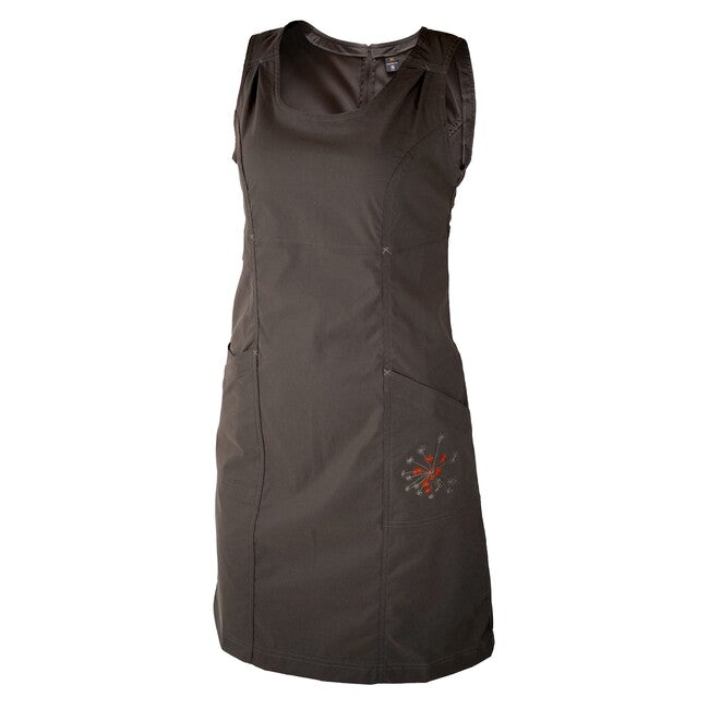 Warmpeace Friday Better Dress, Black Coffee