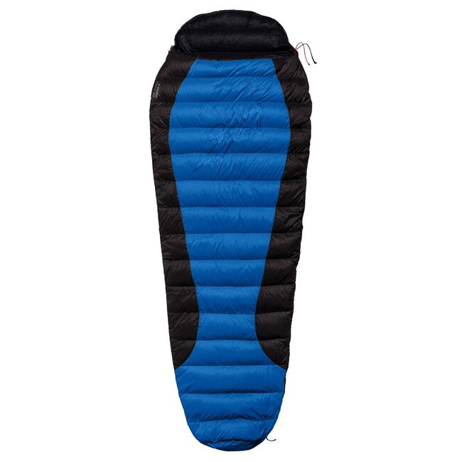 Warmpeace Viking 300 Sleeping Bag 170cm Right Zip, Blue/Grey/Black